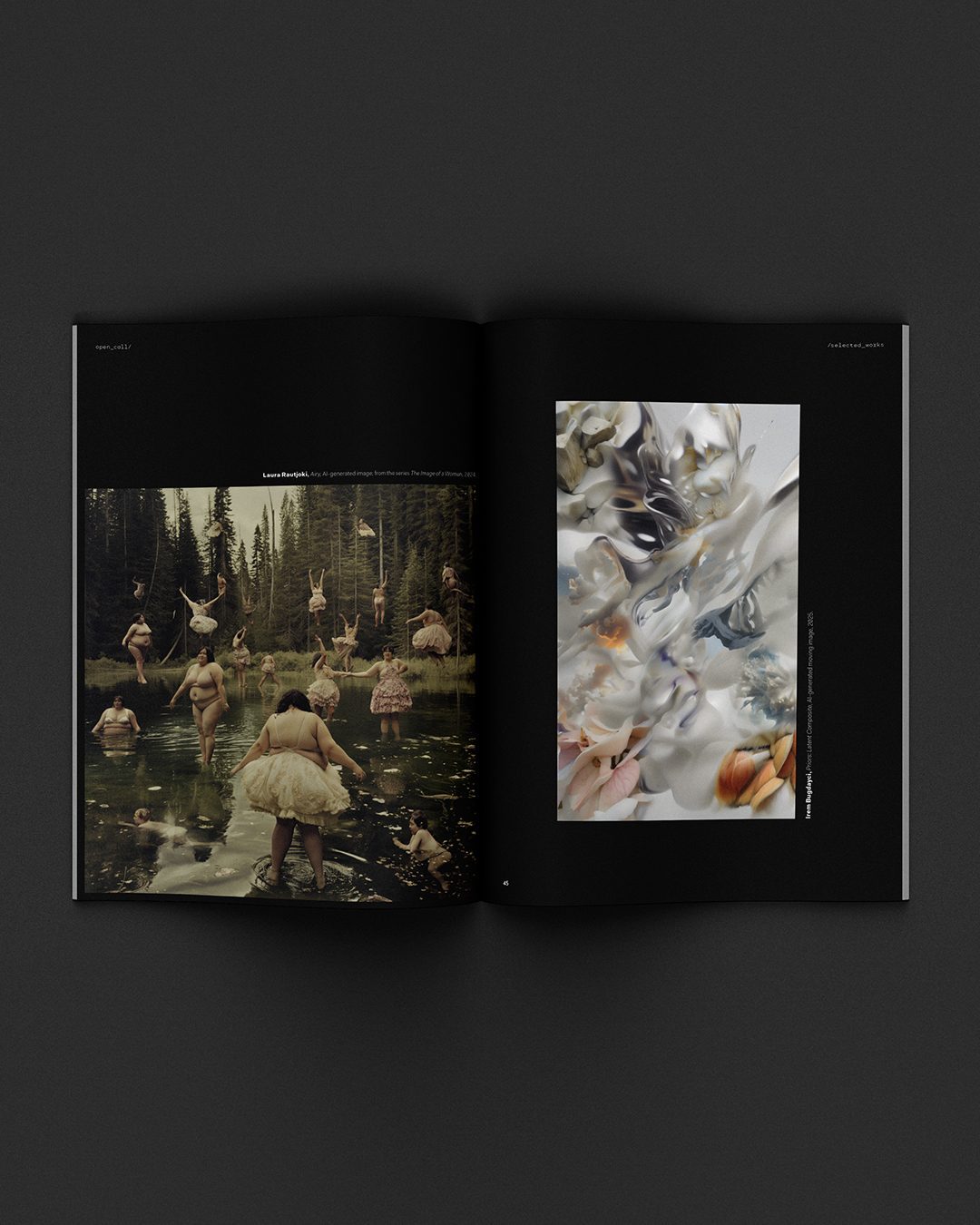 Laura Rautjoki's work Airy featured in AI Art Magazine (Critical Intelligence, 2025)